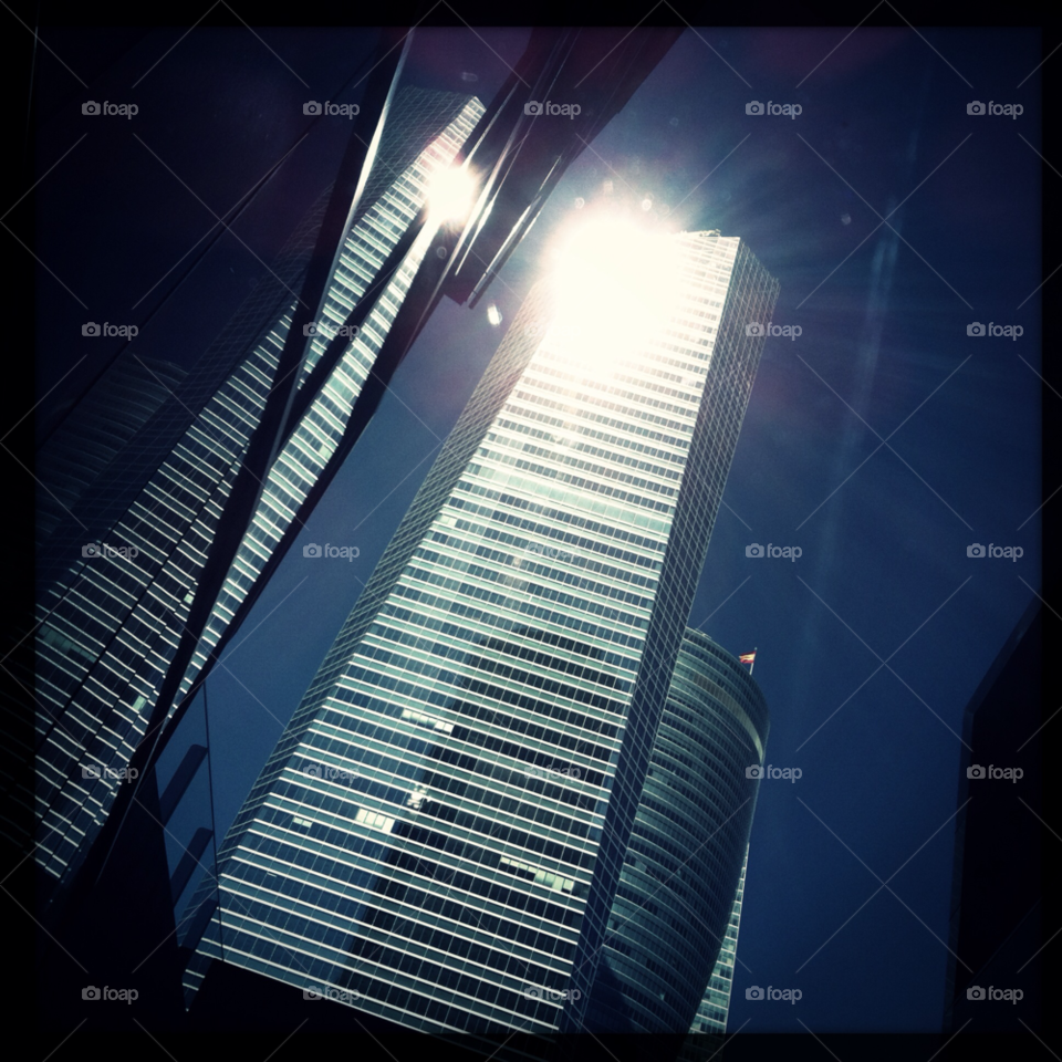 sun building reflection tower by jash
