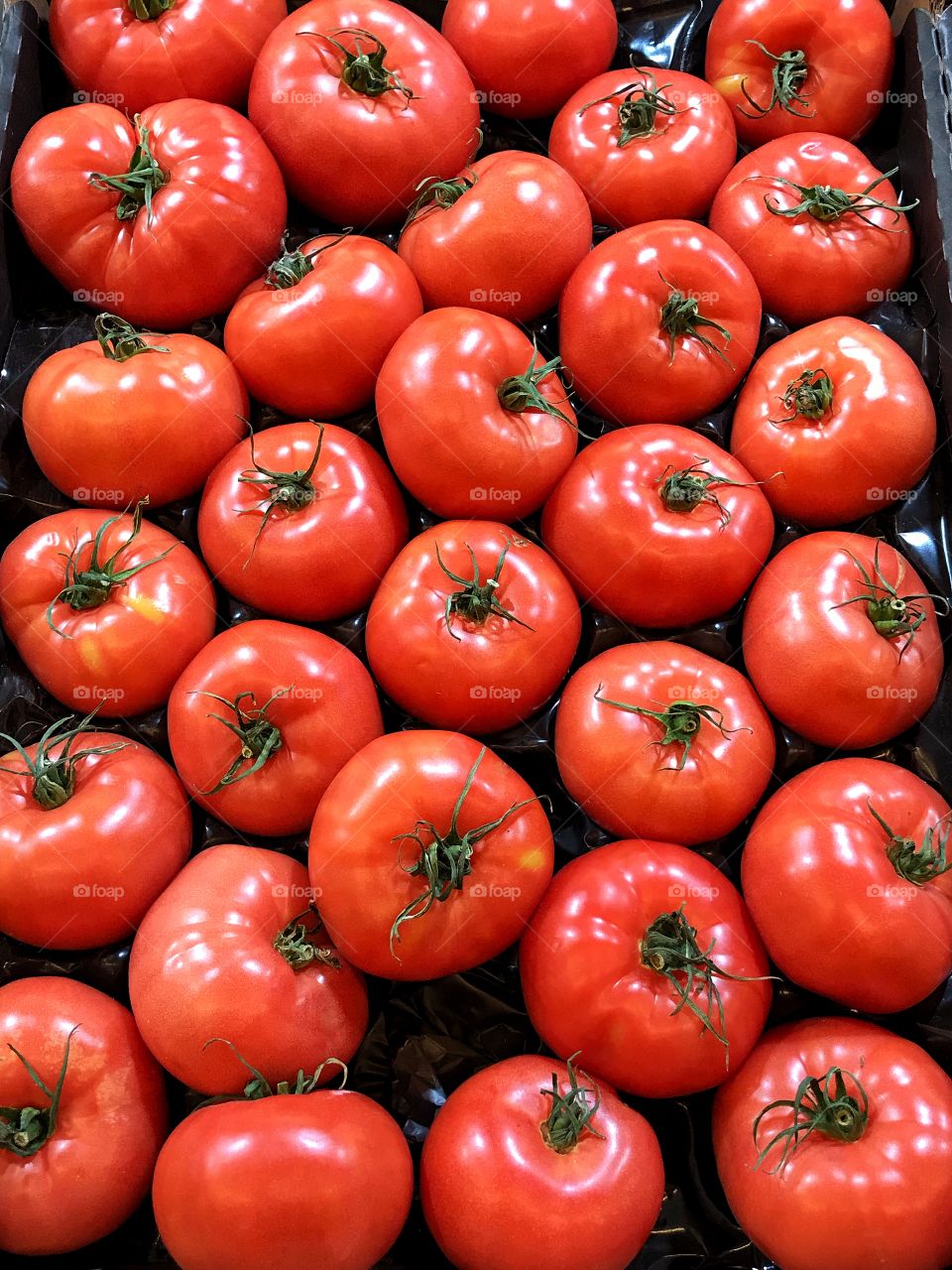 Tomato background. Supermarket