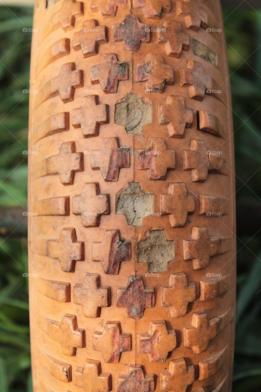 Garden, vegetable garden, cart, wheelbarrow, dacha, harvest, farm, wheel, rubber, spoiled rubber, colored rubber, orange rubber, orange, background, scuffs, 3d, garden tools, screensaver on a smartphone,