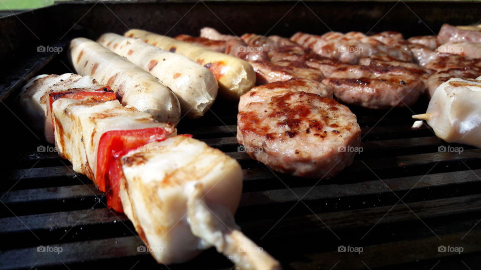 bbq grill meat