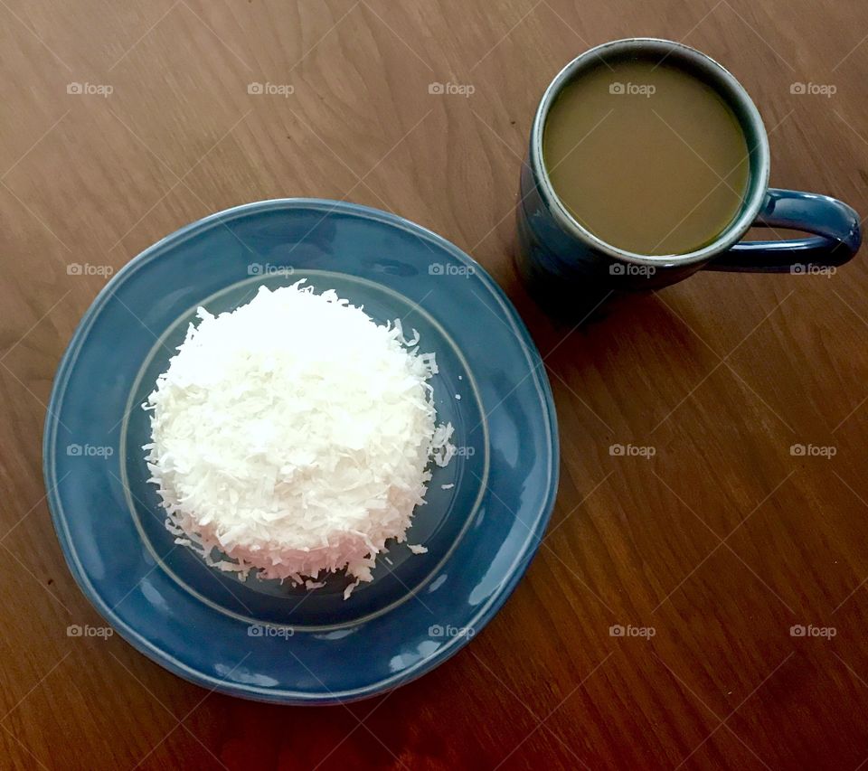 High Level View of Coffee & Coconut Cake