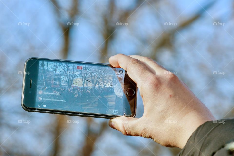 Live streaming with the smartphone