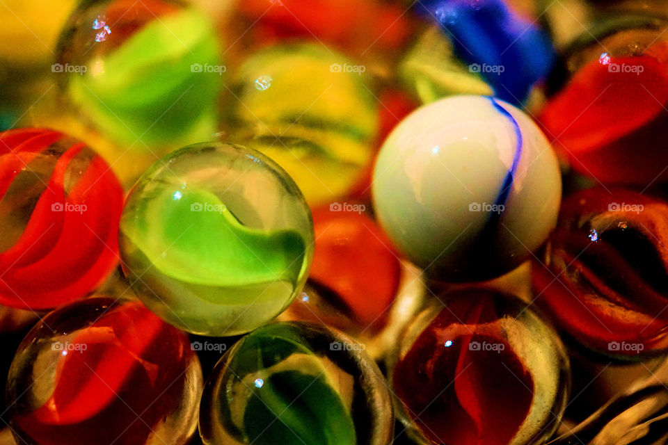 Macro marbles 