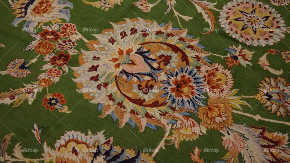 Luxury carpet in Abu Dhabi mosque