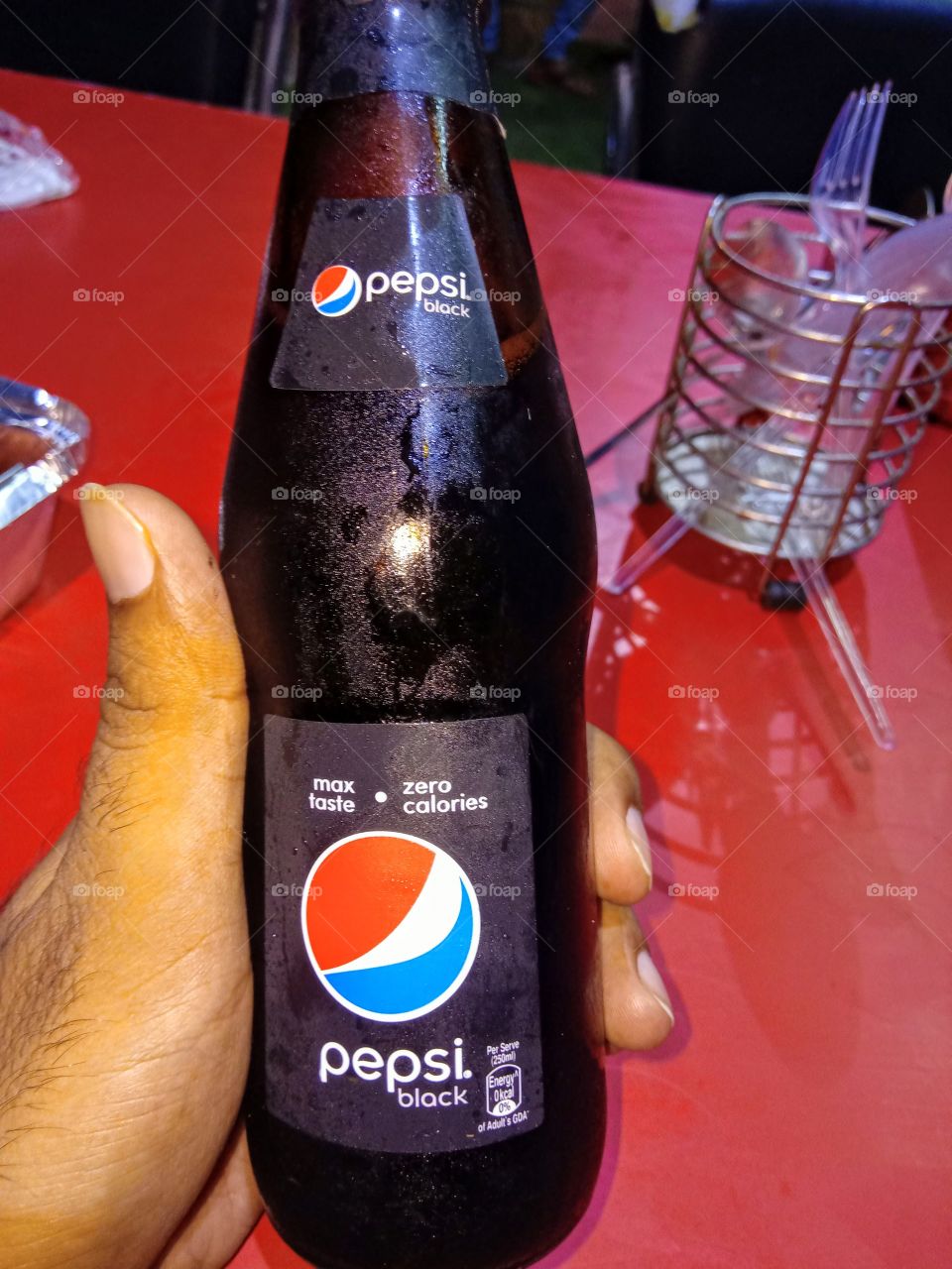 pepsi black zero calories
