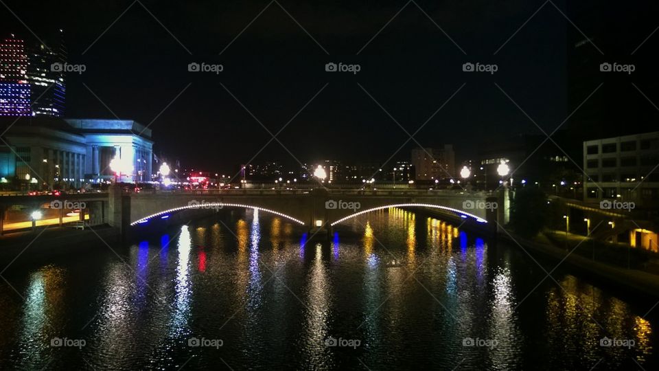 Market street bridge (at night)