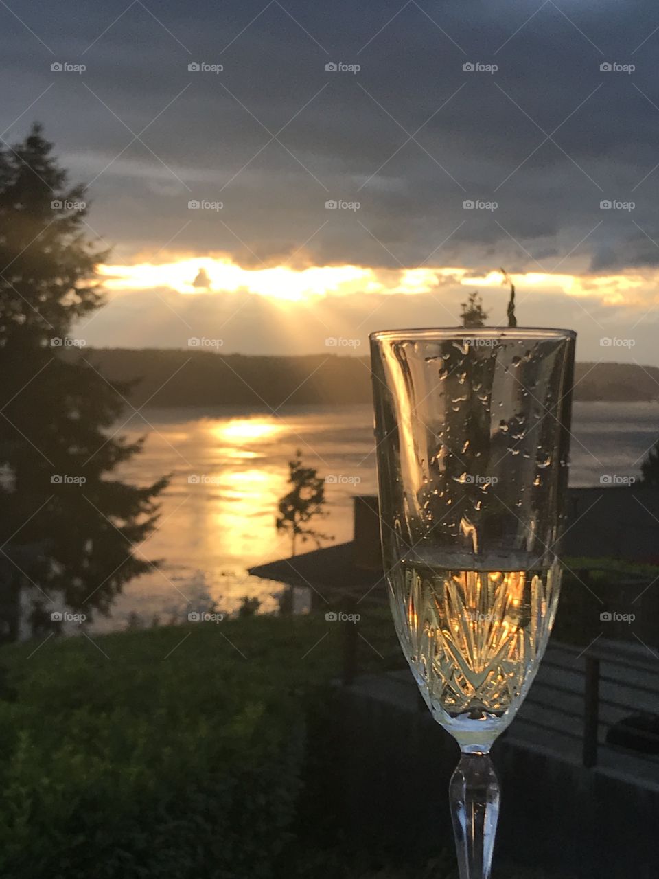 Celebrating sunset in Tacoma