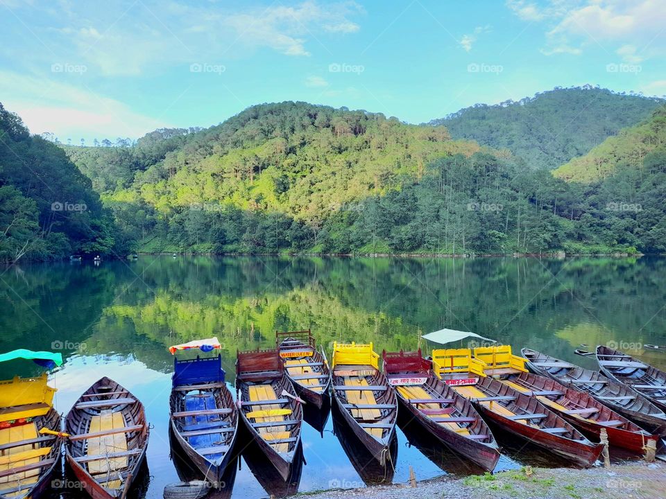 Beautiful mountain view Lake side view