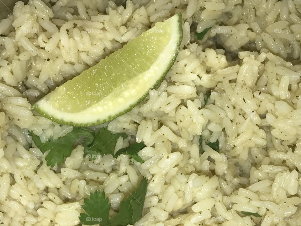 Cilantro lime rice