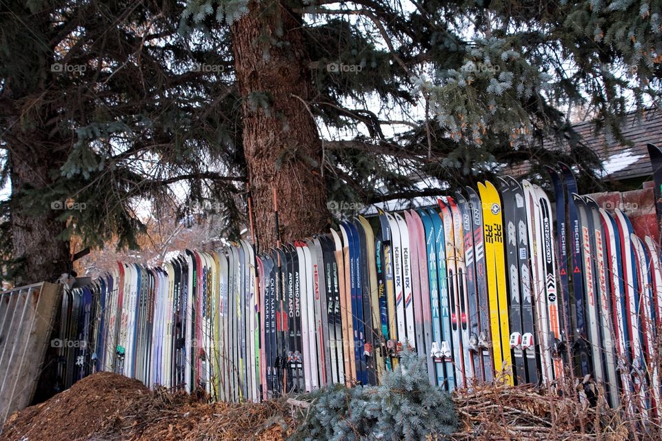 Ski fence