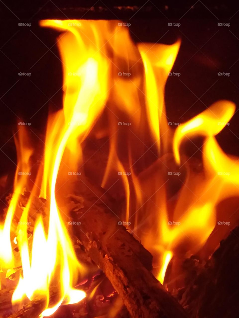 A Wood Fire