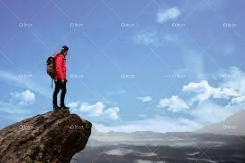 Landscape, nature, walking, cloud sky, hiking