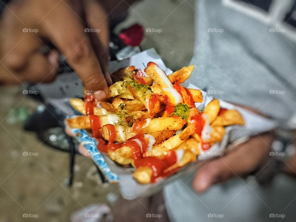 Desi Fries 🍟 . desi fries 🍟 