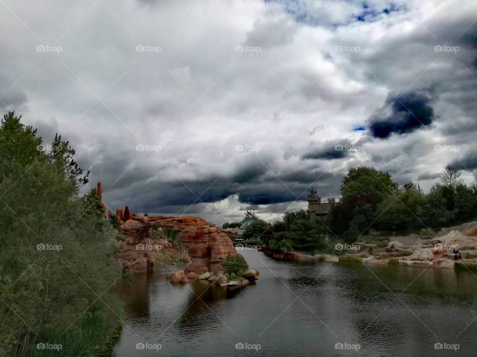 Paisagem na Disneyland Paris