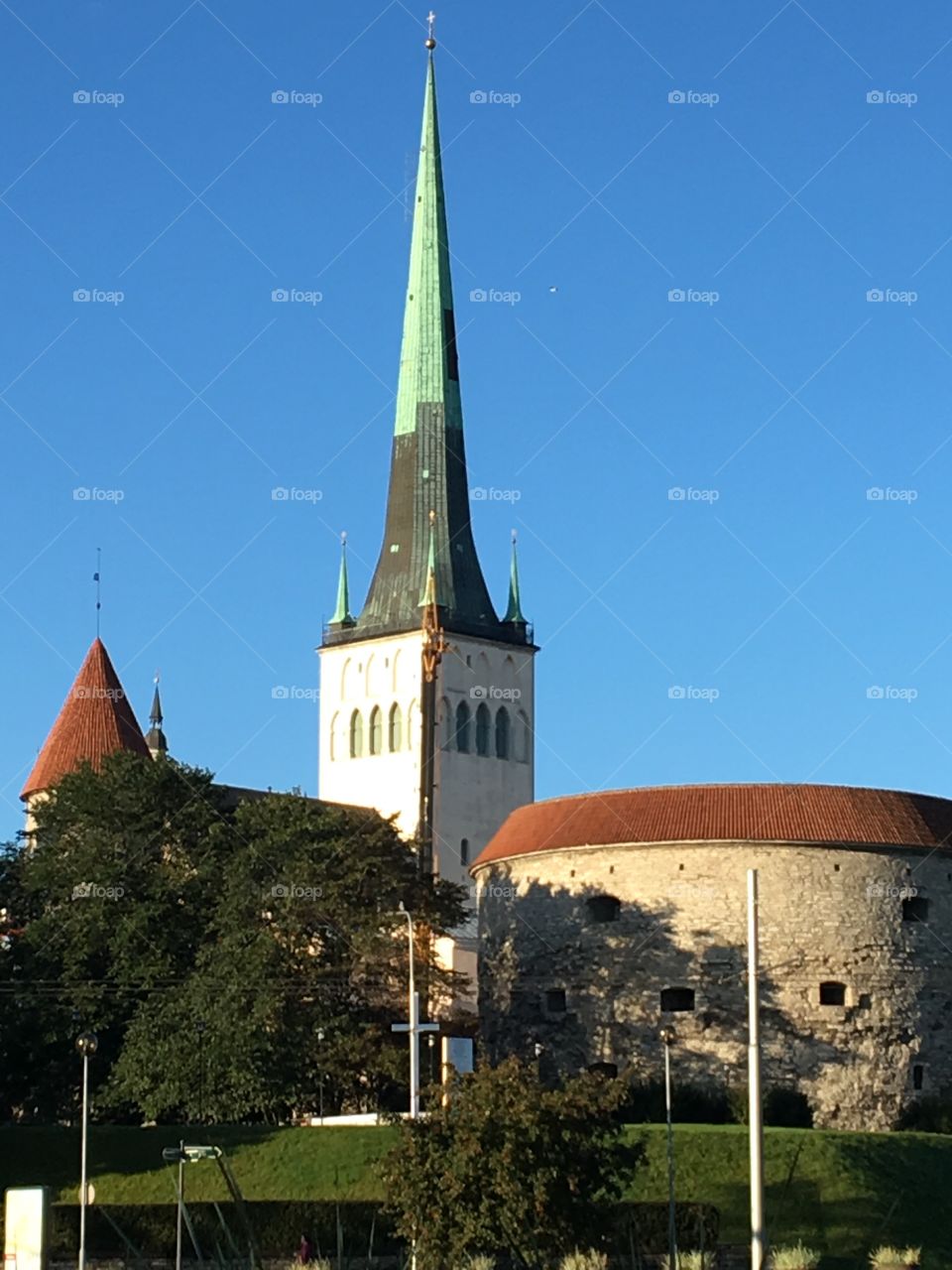 Tallinn church and tower 