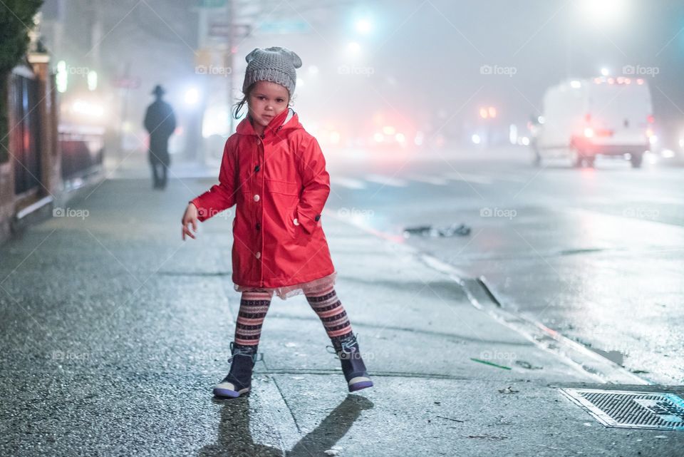 Little red raincoat 