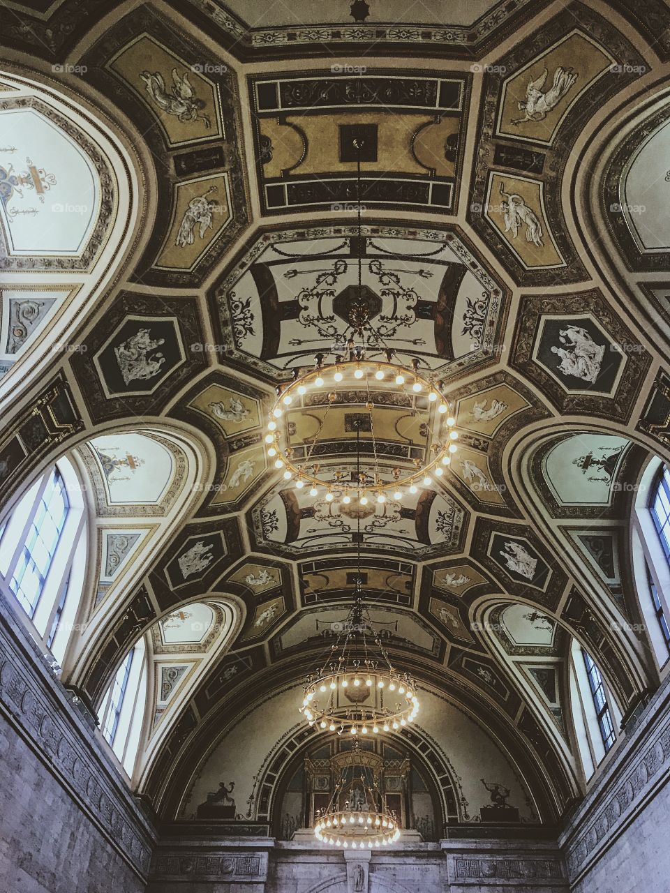 Just look above! A beautiful ceiling!