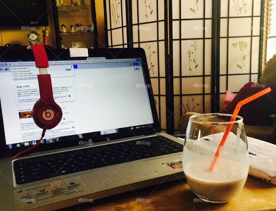 Hard work and shake break