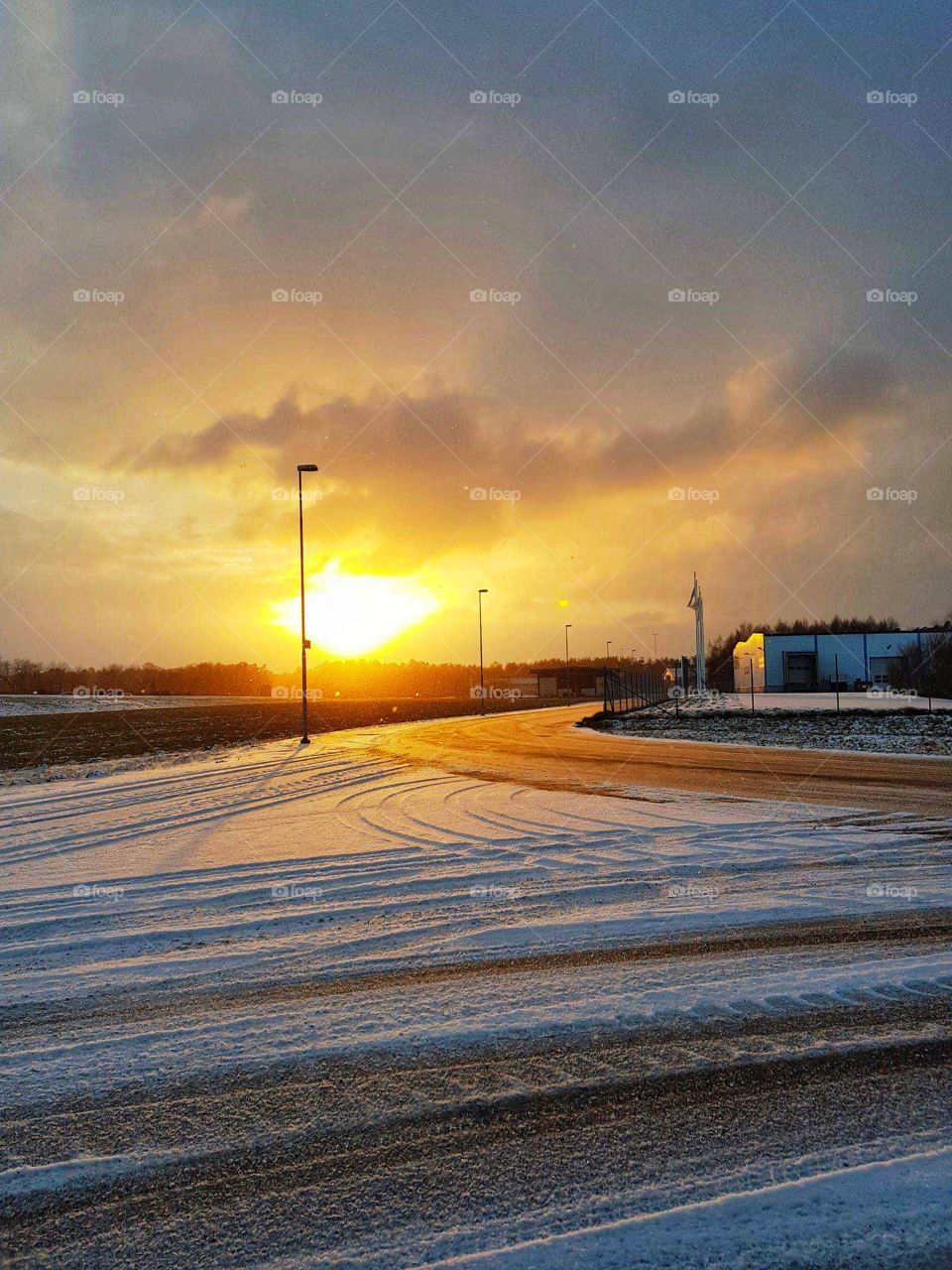Snow and sun