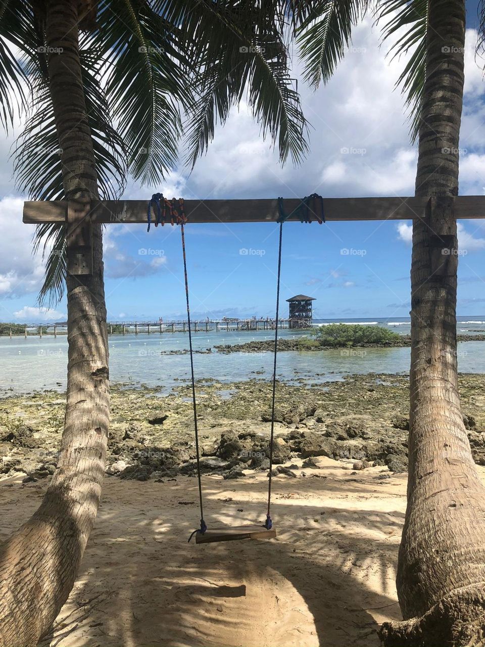 Swing on the beach