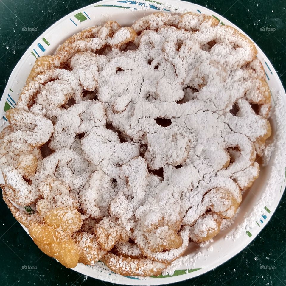 funnel cake!. at the zoo