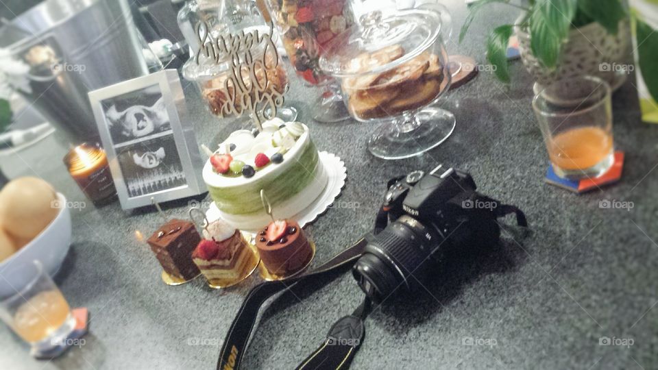 birthday cake photography