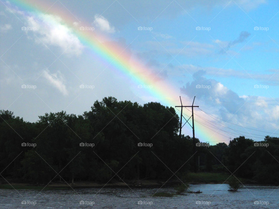 Rainbow Over the Mississippi