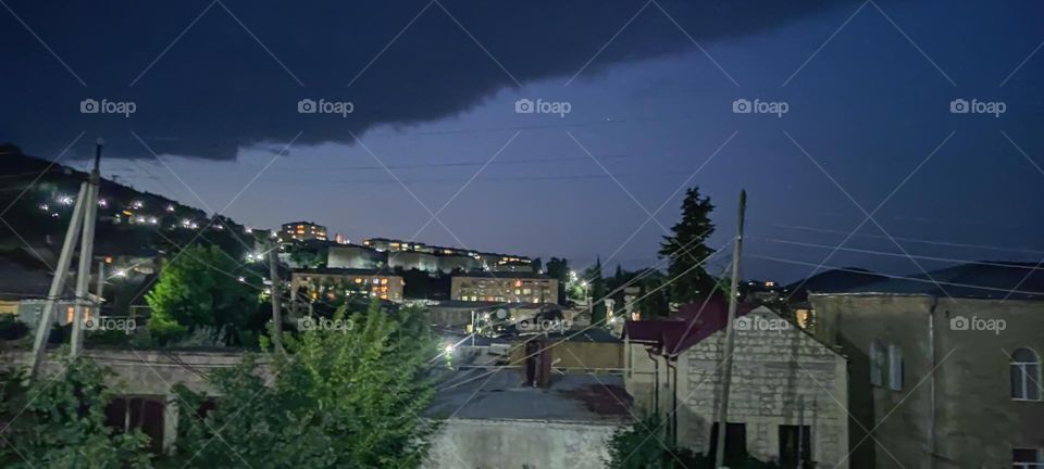 Clouds at Night 🌃 in Armenia