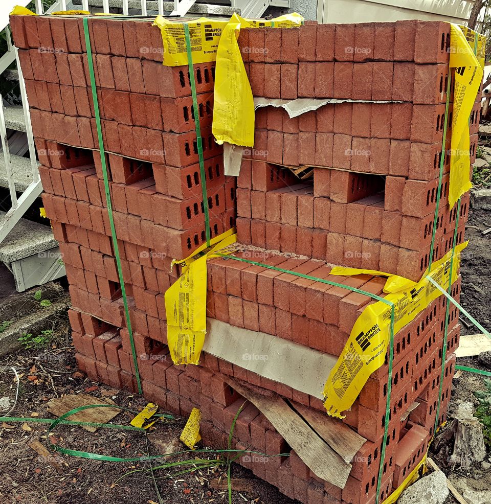 Building facing bricks