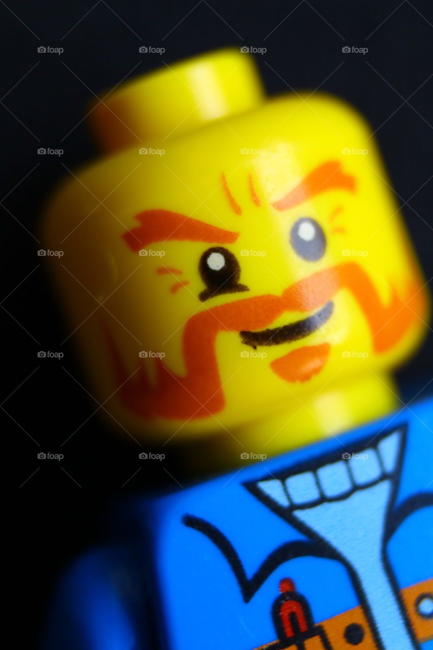 Macro of Lego figurine