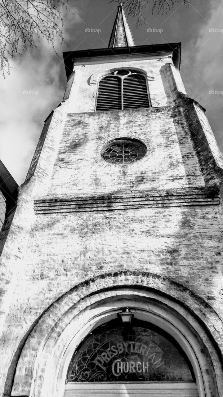 In Indiana a church sits empty and silent.