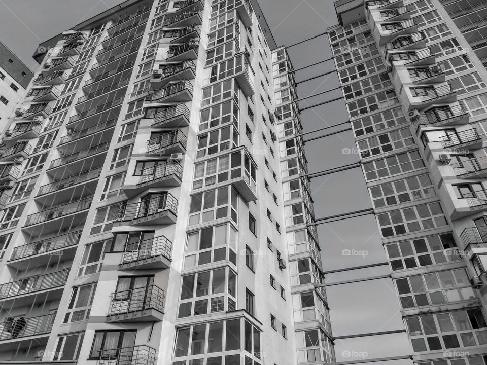 architecture black and white background street view house