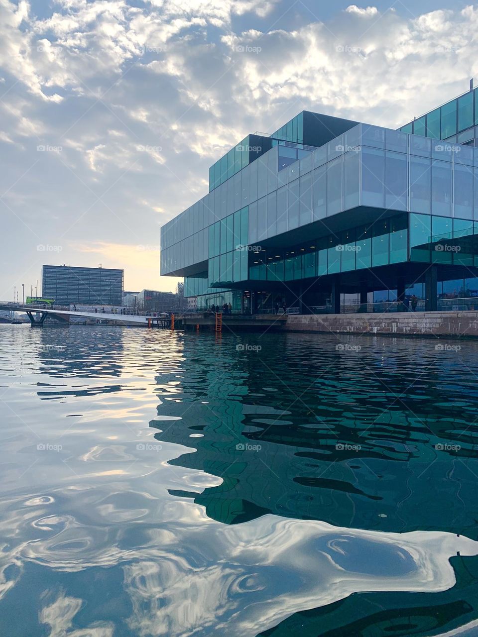 Interesting irregular building in Copenhagen, Denmark