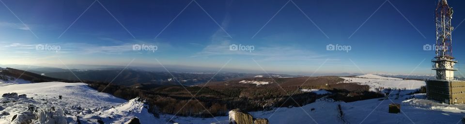 View from Semenic Mountains