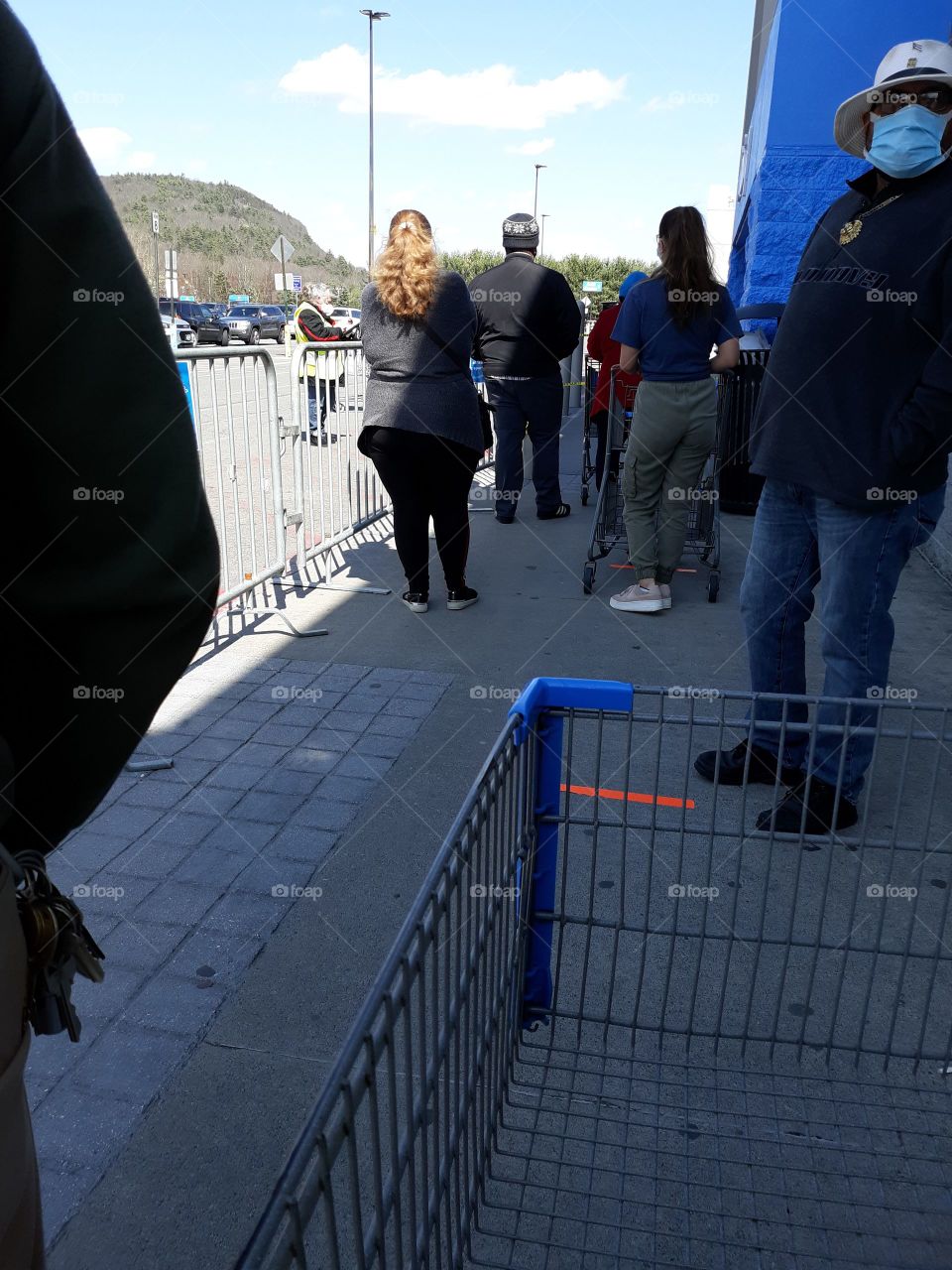 Line to Get in Retail Store During Covid-19 Pandemic