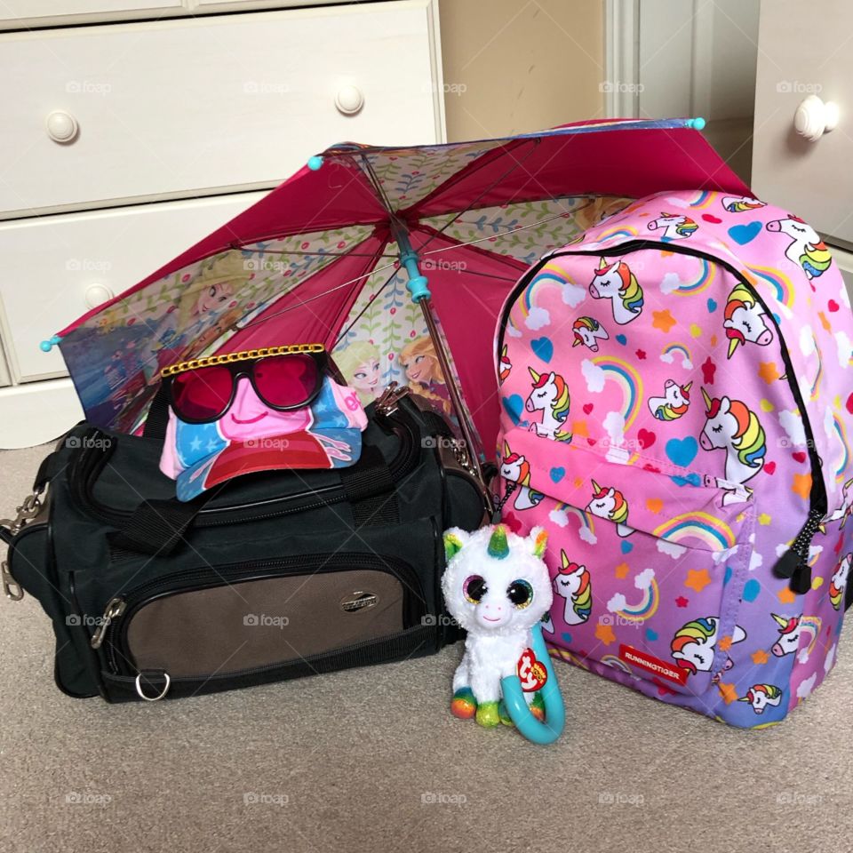 Suitcase Packed For Summer Vacation!