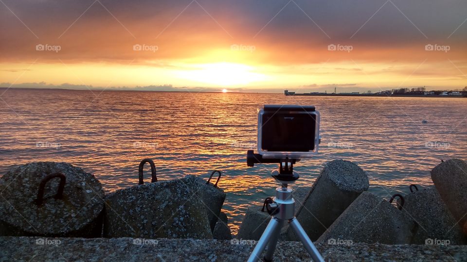 GoPro sunset