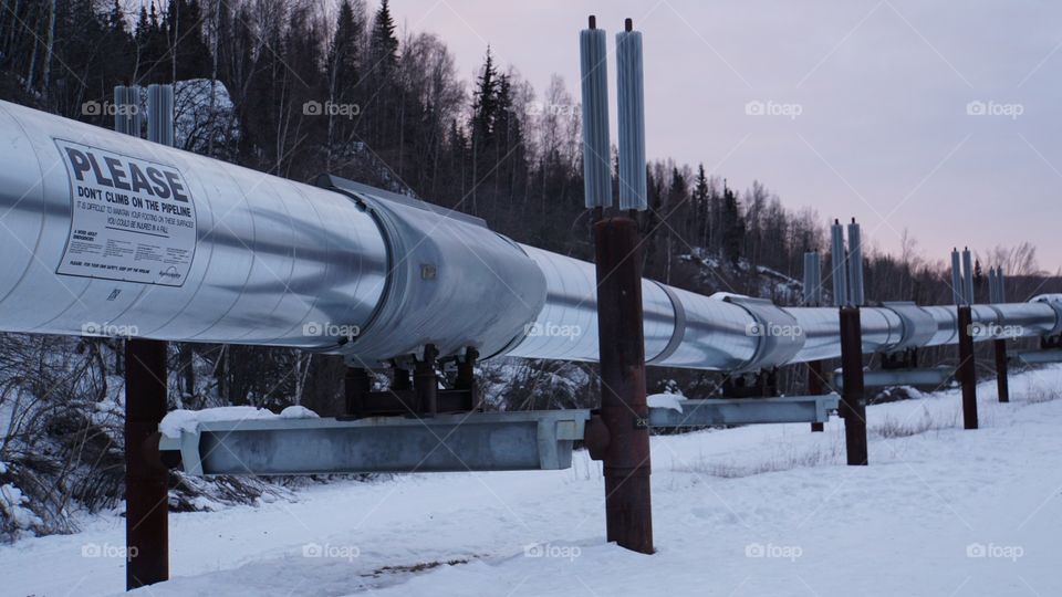 The Pipeline. Fairbanks, Alaska. March 2016