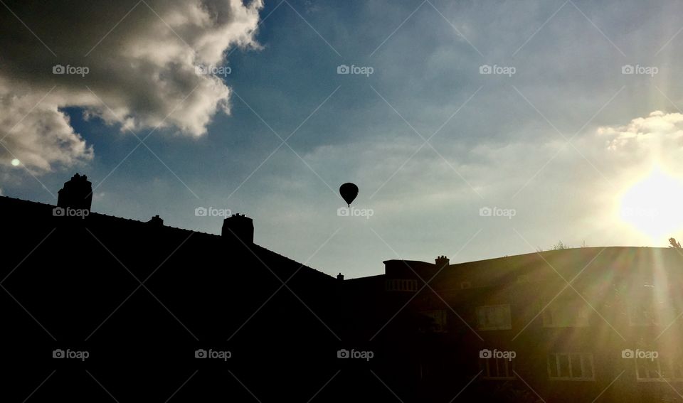 Moon balloon sun