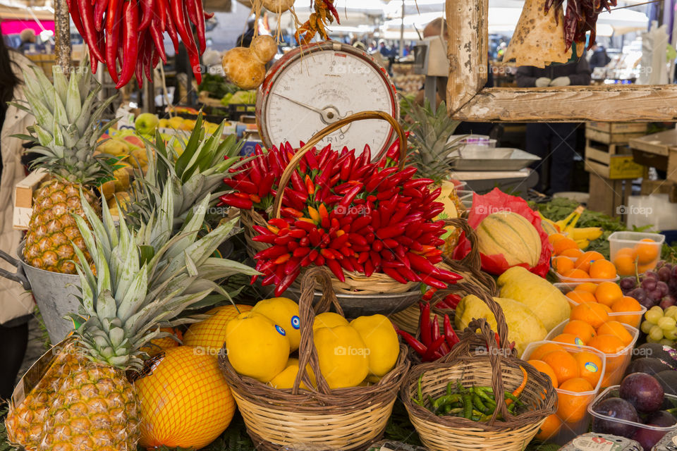 Fruits and vegetable market 