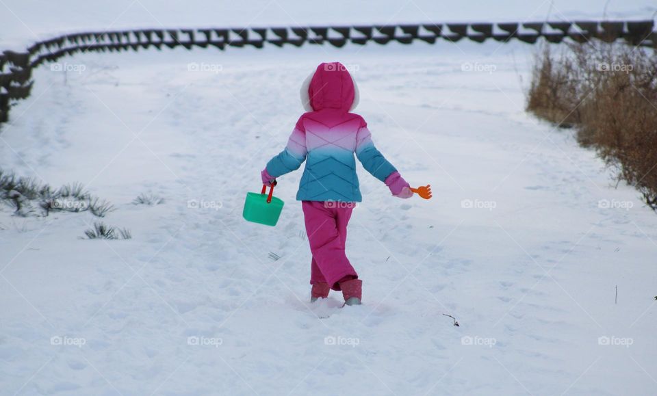 colorful winter coat