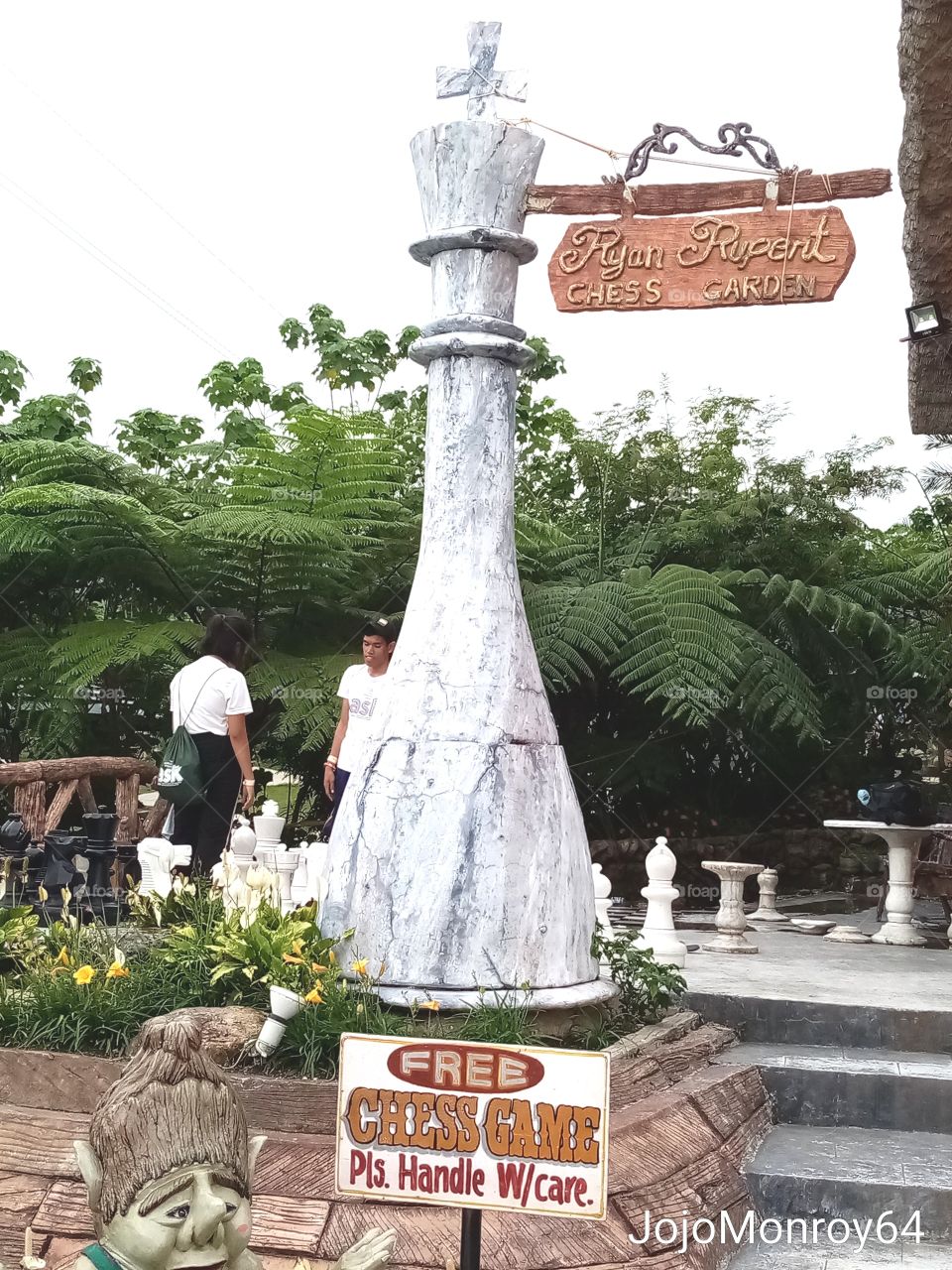 Chess Game in Giant Pieces