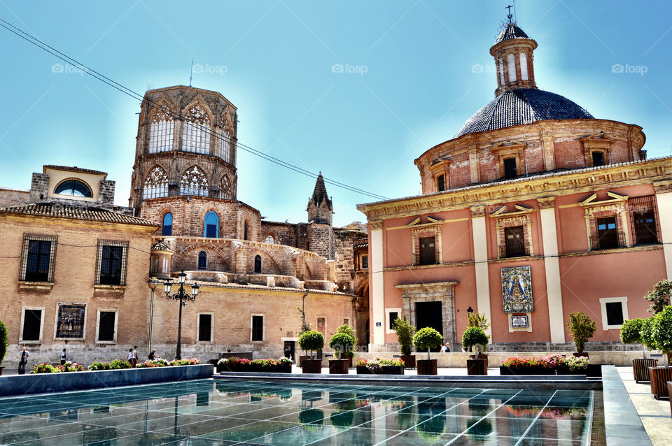 Catedral y Basilica de Valencia. Catedral y Basilica de Valencia (Valencia - Spain)