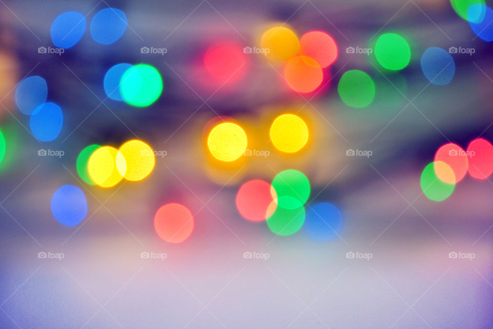 Bokeh lights, blurred lights, beautiful background