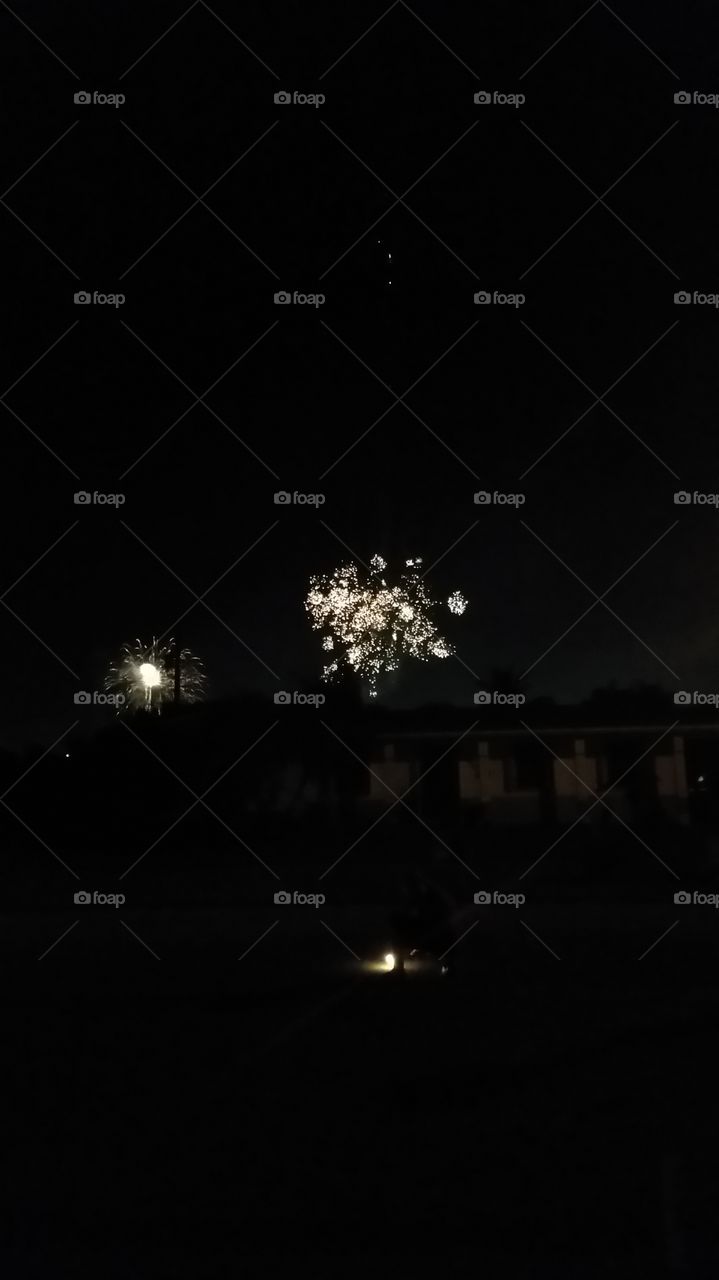 multiple fireworks beauty
