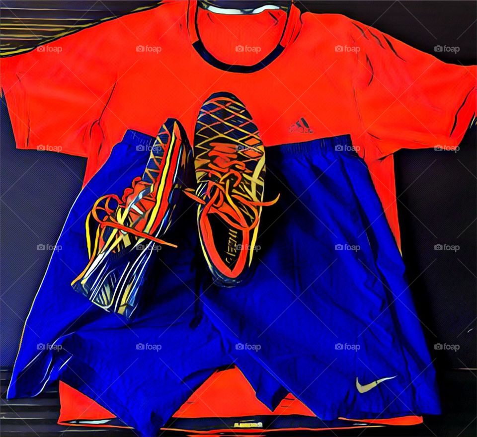 🏃‍♂️ 🇺🇸 Good Morning!  Everything ready to sweat the shirt. Let's go for a good morning jog?  Running is good for your health! / 🇧🇷 Bom dia! Tudo pronto para suar a camisa. Vamos para um bom cooper matinal? Correr faz bem para a saúde! 