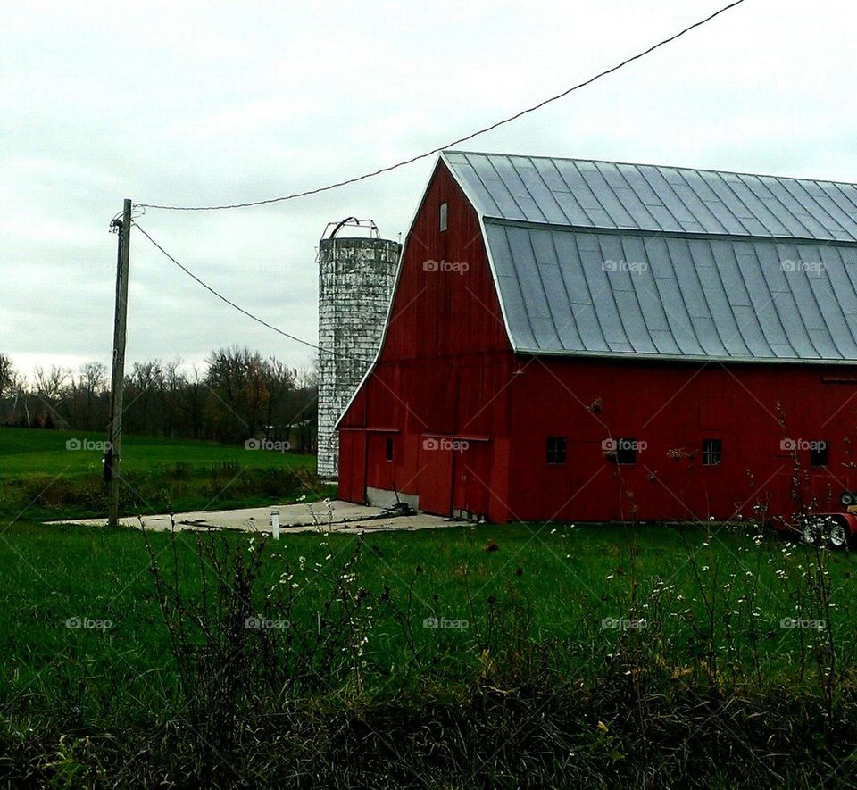 Barn and Silo