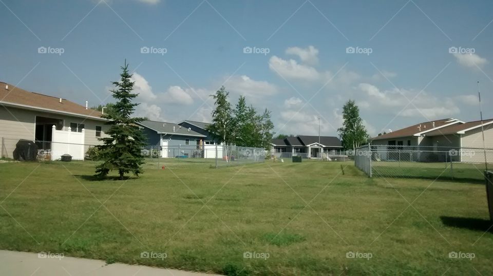 Home, House, Building, Lawn, No Person