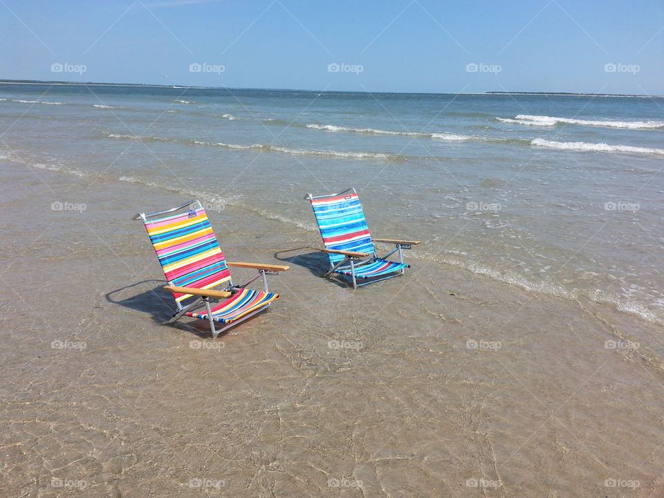 beach chairs