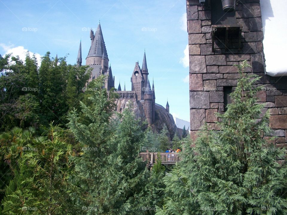 Hogwarts castle at Universal Studios Wizarding world of Harry Potter 